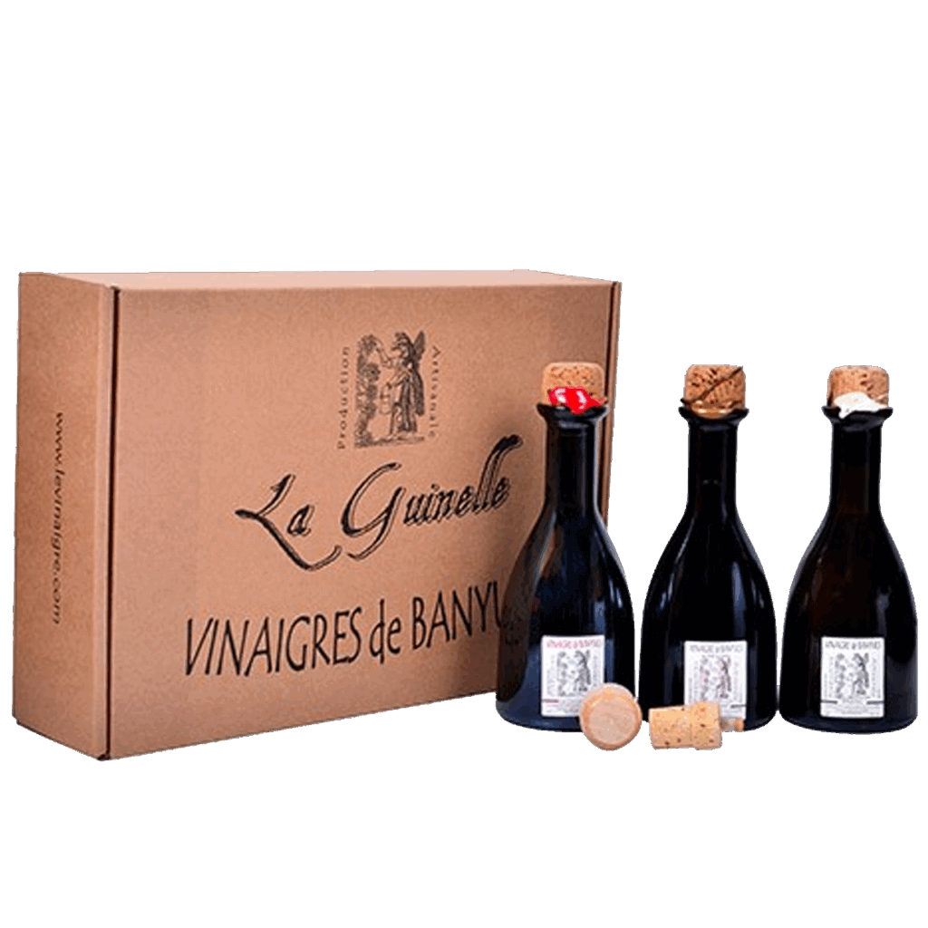 COFFRET "GUINELLE" Vinaigres de Banyuls  - De Coninck Wine