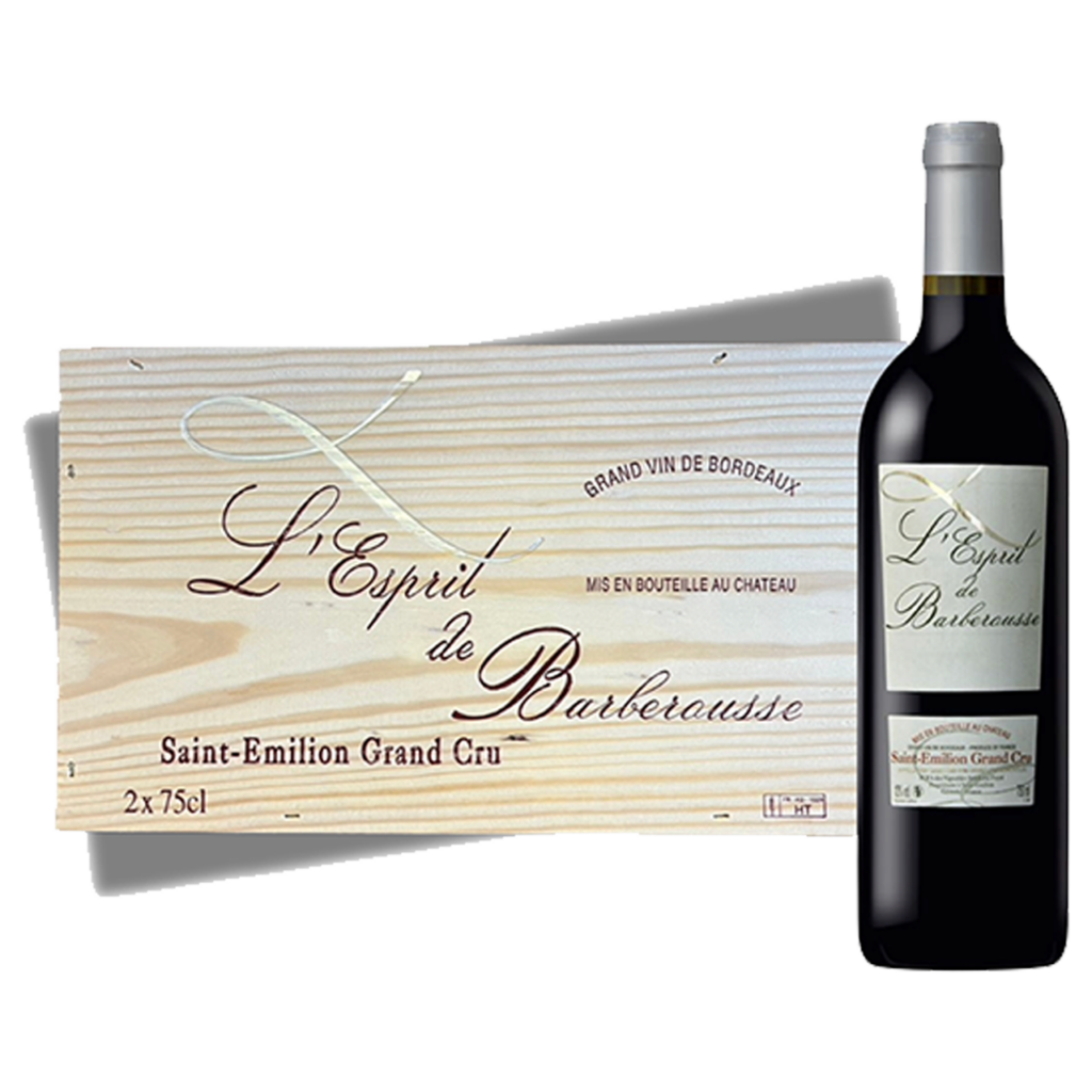 L'Esprit de Barberousse, Caisse Bois, 2 bouteilles 2020 - De Coninck Wine