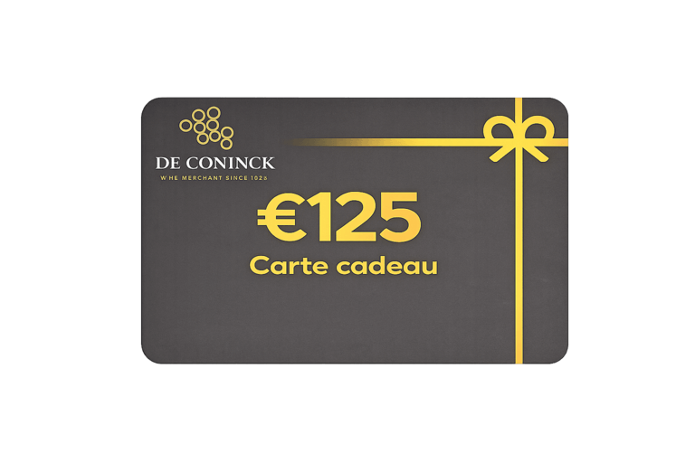Cadeaukaart 125 €  - De Coninck Wine