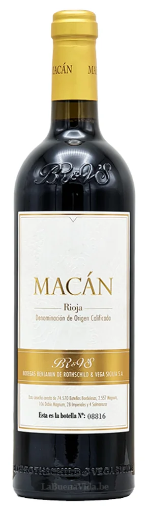 Macàn 75 cl Vega Sicilia 2021 - De Coninck Wine