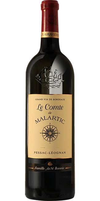 COMTE DE MALARTIC 22 Pessac Leognan 2022 - De Coninck Wine