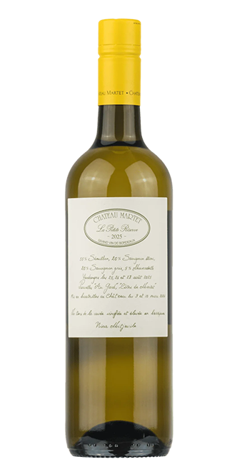 Château MARTET LA PETITE RESERVE BLANC 25 STE FOY BD 2016 - De Coninck Wine
