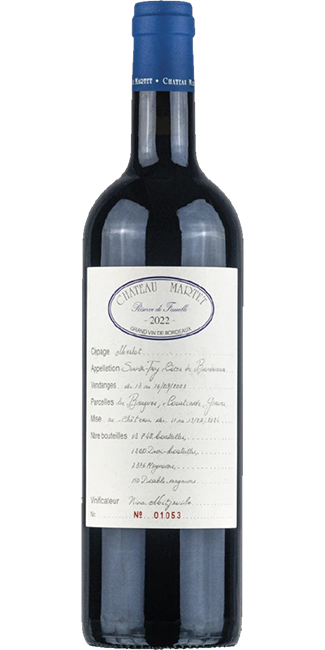 Château MARTET Res. Famille 22 Ste Foy Bd 2022 - De Coninck Wine