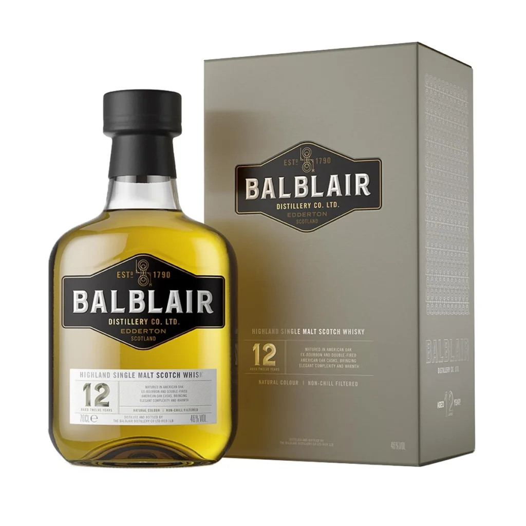 WHISKY BALBLAIR 12 Years 70 cl - PS  - De Coninck Wine