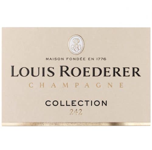 champagne roederer label collection 242 deconinckwine