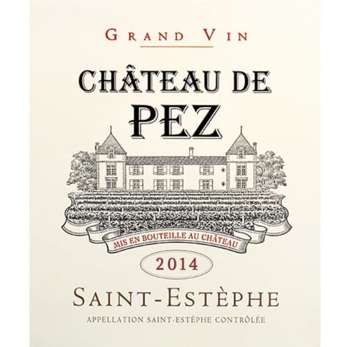 label chateau de pez 2014 deconinckwine