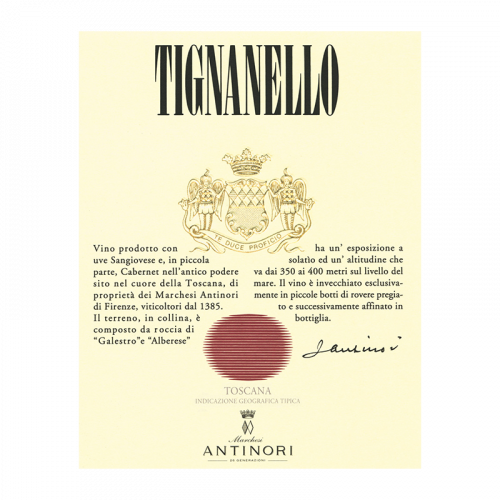 de Coninck Wine Merchant Antinori - Toscana IGT - Tignanello 2019 Double Magnum 3L