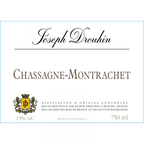 de Coninck Wine Merchant Joseph Drouhin Chassagne Montrachet blanc 2018