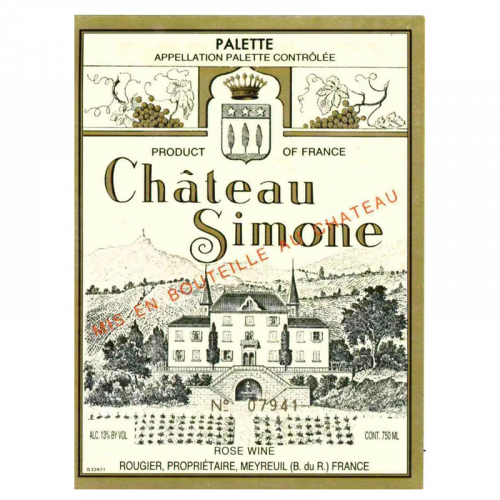 de Coninck Wine Merchant Château Simone - Palette Rosé 2020