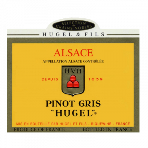 de Coninck Wine Merchant Hugel - Pinot Gris Sélection de Grains Nobles 1999