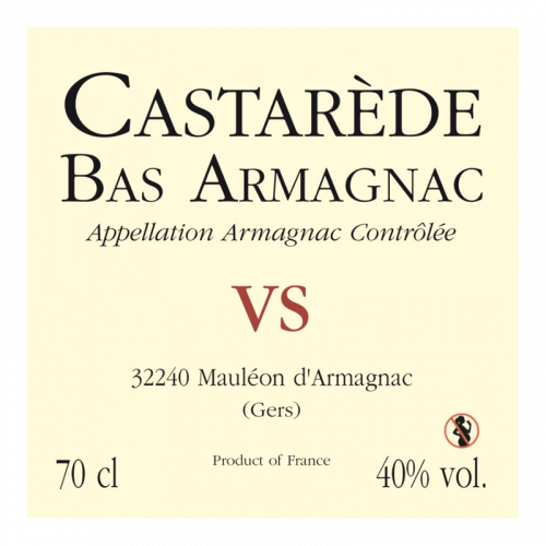 de Coninck Wine Merchant Bas-Armagnac Castarède ***