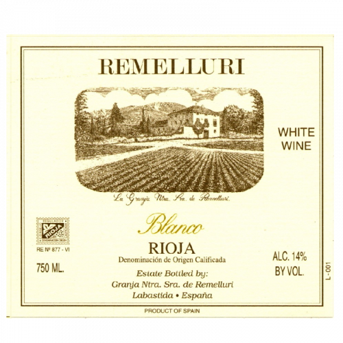 Granja de Nuestra Señora de Remelluri - Blanco 2014