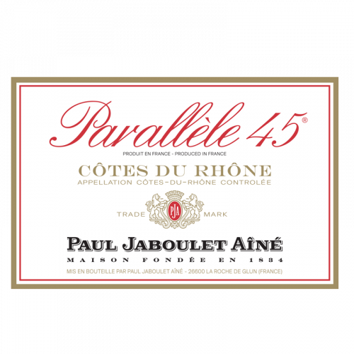 de Coninck Wine Merchant Paul Jaboulet Aîné "Parallèle 45 rouge" 2023 Demi 37,5cl - BIO