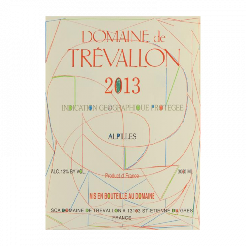 de Coninck Wine Merchant Domaine de Trévallon - Vin de Pays des Alpilles 2011 BIO