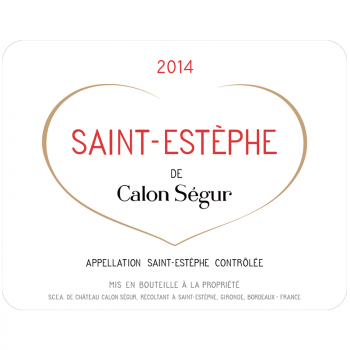 Château Calon Ségur, Saint Estèphe Grand Cru Classé, 2014