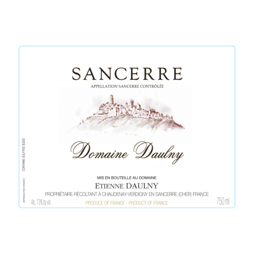 de Coninck Wine Merchant Sancerre Rouge Daulny 2022