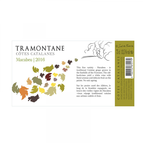 de Coninck Wine Merchant Coume Del Mas - Tramontane "Macabeu" - blanc 2020