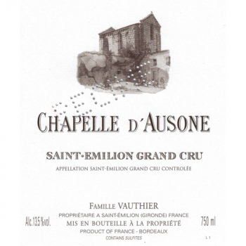 La Chapelle d'Ausone - 2nd Vin du Château Ausone - Saint-Emilion Grand Cru 2019