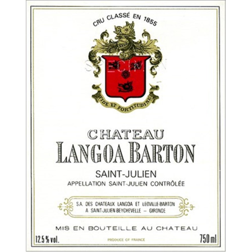 Château Langoa Barton - 3ème Cru Classé - Saint-Julien 2019