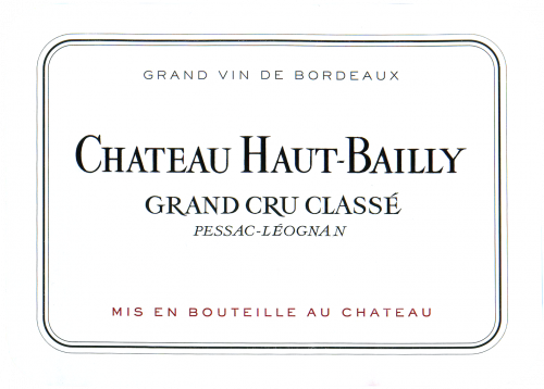 Château Haut-Bailly Cru Classé de Graves - Pessac-Léognan 2019