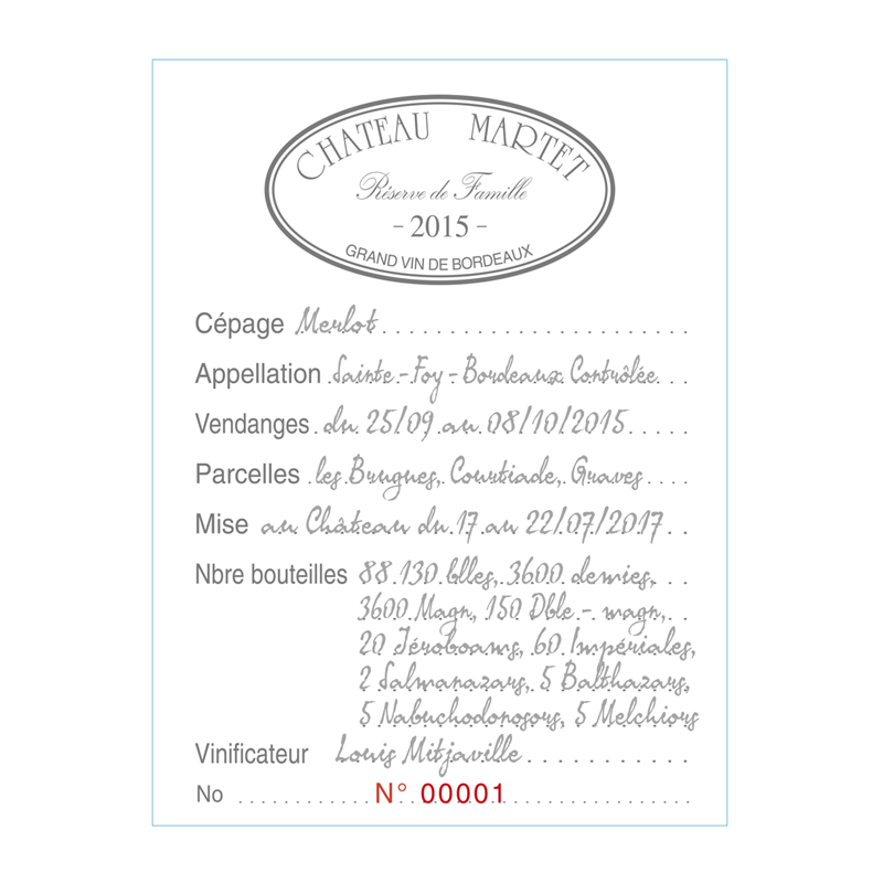 de Coninck Wine Merchant Château Martet: Tasted by Andreas Larsson ‘Best Sommelier of the World’