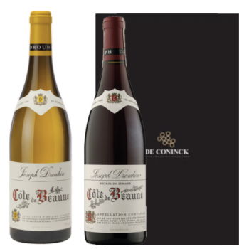 Coffret Joseph Drouhin Côte de Beaune blanc 2018 & Côte de Beaune rouge 2017