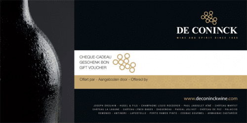 de Coninck Wine Merchant Gift Voucher 50 €