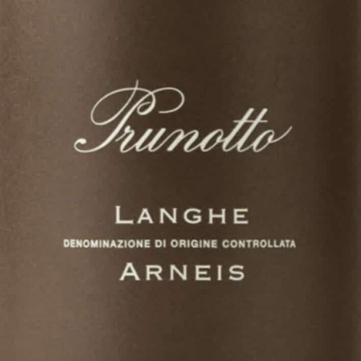langhe arneis prunotto etiquette deconinck wine