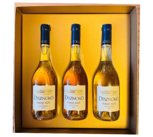 de Coninck Wine Merchant Coffret Disznókő vertical collection N°1 Tokaji 2015-2016-2017