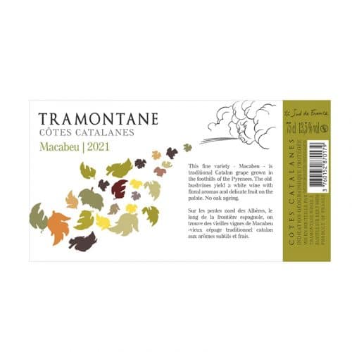 de Coninck Wine Merchant Coume Del Mas - Tramontane "Macabeu" - blanc 2022/23