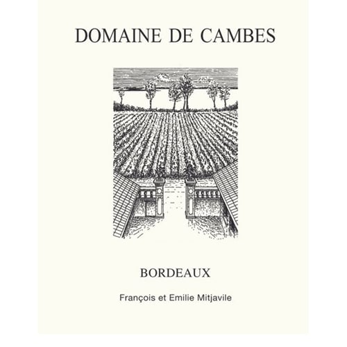 de Coninck Wine Merchant Domaine de Cambes - Bordeaux - 2021 (caisse de 6 bout.)